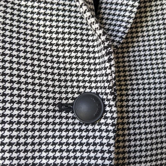 Rag & Bone Houndstooth Women's Andre Blazer size 6 in Black and White NWT - Picture 9 of 9